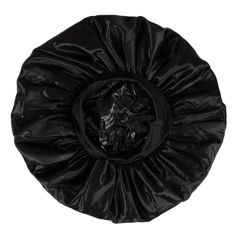 Large Shower Cap Adjustable Bonnet Waterproof Bath Caps Reusable Shower Caps