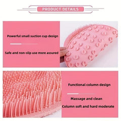 3pcs Back Foot Scrubber For Shower Pad For Men And Women