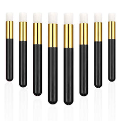 8 pcs Pink Lash Shampoo Brushes for Cleansing and Lash Washing