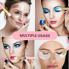 8 pcs Pink Lash Shampoo Brushes for Cleansing and Lash Washing