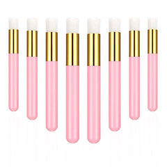 8 pcs Pink Lash Shampoo Brushes for Cleansing and Lash Washing