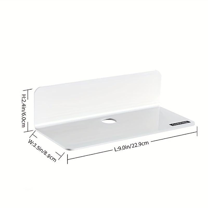 Acrylic Floating Shelves Display Organizer Wall Mounted Storage Rack No Drilling