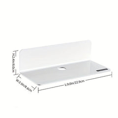 Acrylic Floating Shelves Display Organizer Wall Mounted Storage Rack No Drilling