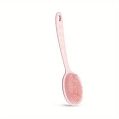 Long Handle Silicone Body Brush for Exfoliating and Cleaning