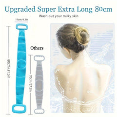 Exfoliating Body Brush Shower Back Scrubber Silicone