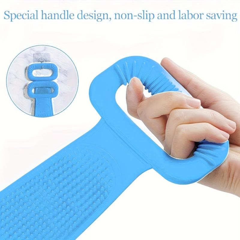 Exfoliating Body Brush Shower Back Scrubber Silicone