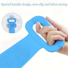 Exfoliating Body Brush Shower Back Scrubber Silicone