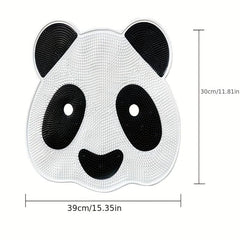 Panda Shape Silicone Foot Massage Mat Non-slip Bathroom Mat