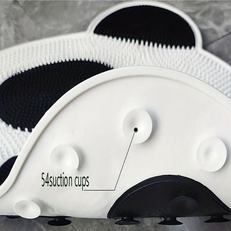 Panda Shape Silicone Foot Massage Mat Non-slip Bathroom Mat