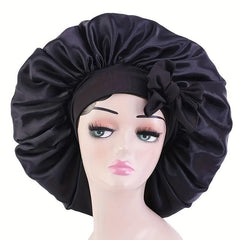 Satin Bonnet Silky Bonnet Adjustable Straps Jumbo Size For Sleeping