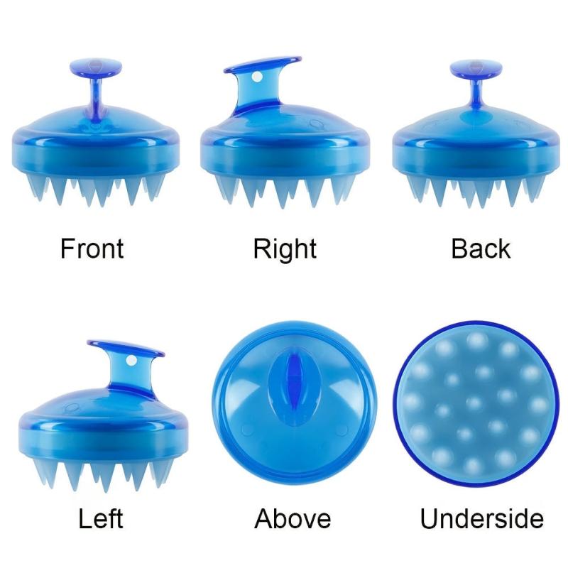 Scalp Massager Shampoo Brush Shower Scrubber Bristles Hair Care Wet Dry Hair
