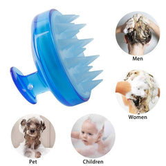 Scalp Massager Shampoo Brush Shower Scrubber Bristles Hair Care Wet Dry Hair