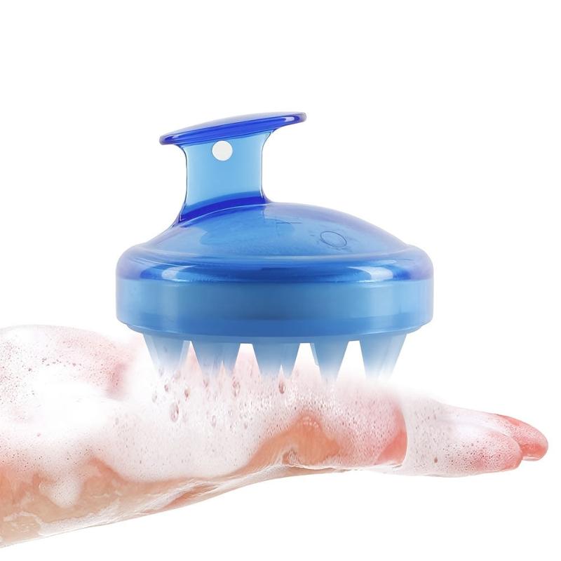 Scalp Massager Shampoo Brush Shower Scrubber Bristles Hair Care Wet Dry Hair
