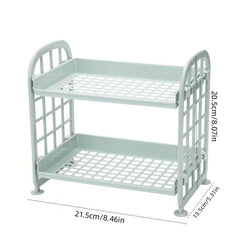 3-Layer Bathroom Rack for Cosmetics and Toiletries