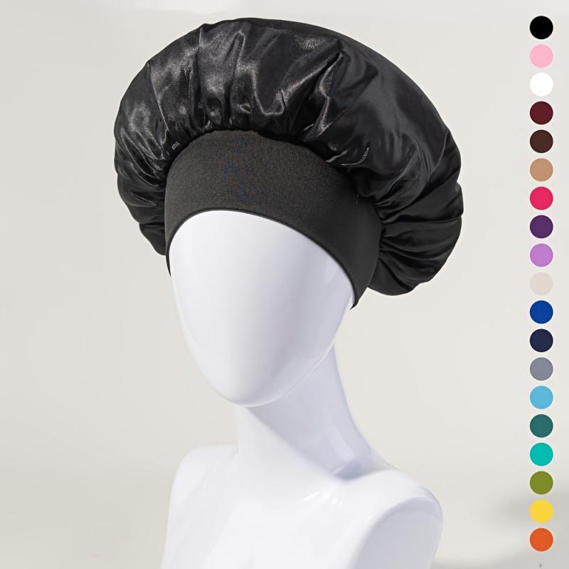 Breathable Satin Sleep Bonnet for Curly Hair
