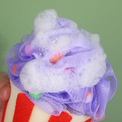 Soft Mesh Shower Puff Bath Sponge for Body Wash