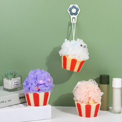 Soft Mesh Shower Puff Bath Sponge for Body Wash