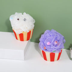 Soft Mesh Shower Puff Bath Sponge for Body Wash