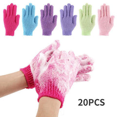 20pcs Exfoliating Bath Gloves for Adults