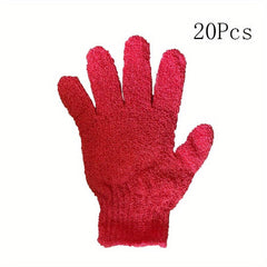20pcs Exfoliating Bath Gloves for Adults