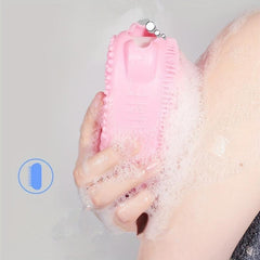 Shower Foot & Back Scrubber with Suction Cups & Soft Bristles