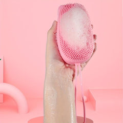 Shower Foot & Back Scrubber with Suction Cups & Soft Bristles