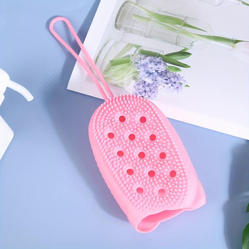 Shower Foot & Back Scrubber with Suction Cups & Soft Bristles