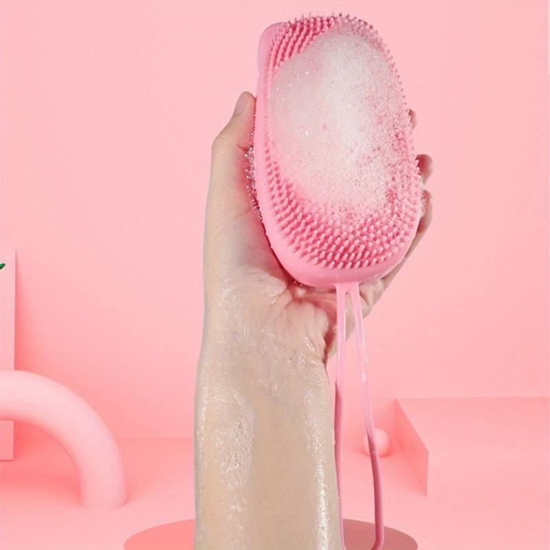 Shower Foot & Back Scrubber with Suction Cups & Soft Bristles