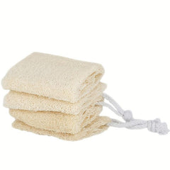 4pcs Natural Loofah Exfoliating Body Sponge Scrubber Bath Spa Shower