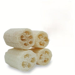 4pcs Natural Loofah Exfoliating Body Sponge Scrubber Bath Spa Shower