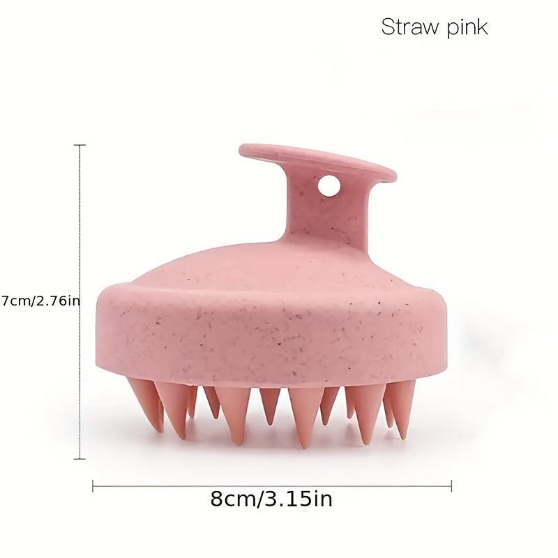 Silicone Shampoo Brush Hair Washing Scalp Massager Bathroom Unisex