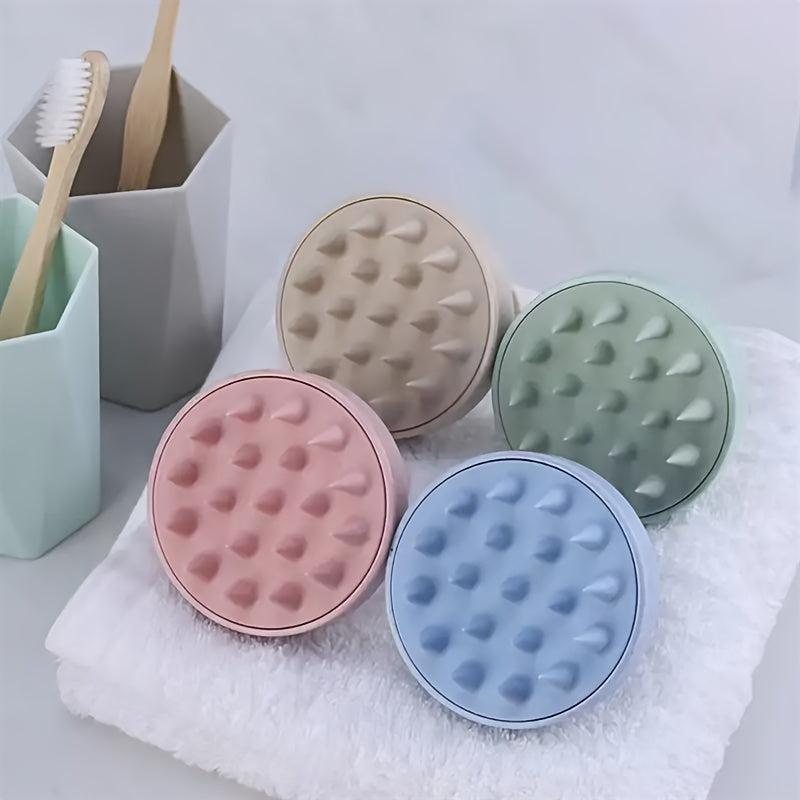 Silicone Shampoo Brush Hair Washing Scalp Massager Bathroom Unisex