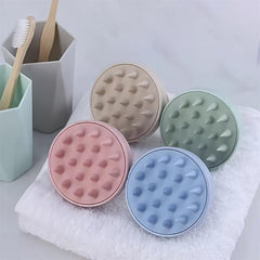 Silicone Shampoo Brush Hair Washing Scalp Massager Bathroom Unisex
