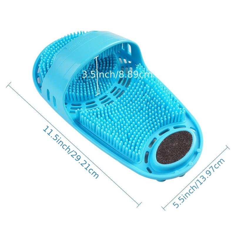 Shower Foot Scrubber Massager Bath Shoe Cleaner Spa Exfoliating Foot Washer