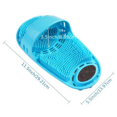 Shower Foot Scrubber Massager Bath Shoe Cleaner Spa Exfoliating Foot Washer