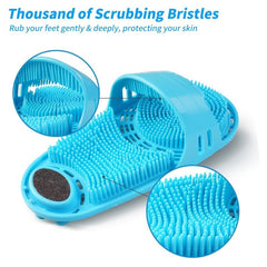 Shower Foot Scrubber Massager Bath Shoe Cleaner Spa Exfoliating Foot Washer