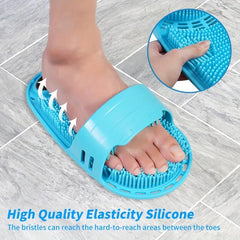 Shower Foot Scrubber Massager Bath Shoe Cleaner Spa Exfoliating Foot Washer