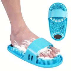 Shower Foot Scrubber Massager Bath Shoe Cleaner Spa Exfoliating Foot Washer