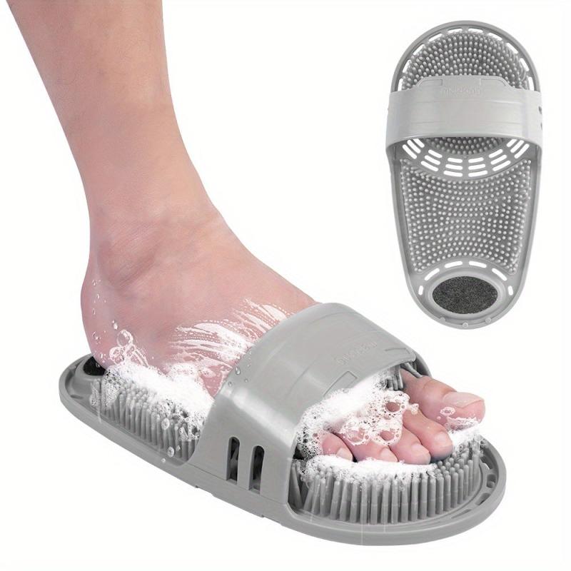 Shower Foot Scrubber Massager Bath Shoe Cleaner Spa Exfoliating Foot Washer