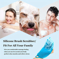 Soft Silicone Body Scrubber for Sensitive Skin Exfoliating