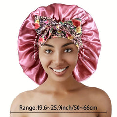 Silky Satin Bonnet Hair Cap Extra Large Jumbo Sleeping Satin Bonnets