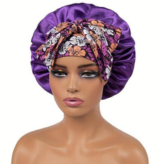 Silky Satin Bonnet Hair Cap Extra Large Jumbo Sleeping Satin Bonnets