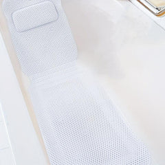 PVC Foam Bathtub Pillow Mat With Suction Cup
