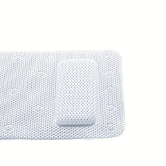 PVC Foam Bathtub Pillow Mat With Suction Cup