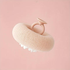 Suction Cup Bath Sponge Cleaning Brush Massage Bath Ball Body Scrub Brush