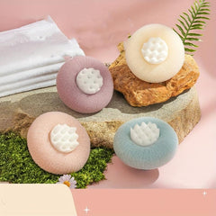 Suction Cup Bath Sponge Cleaning Brush Massage Bath Ball Body Scrub Brush
