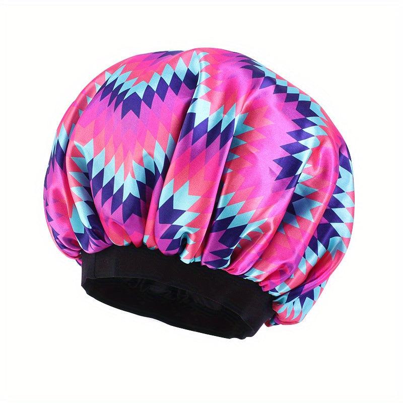 African Double Layer Satin Sleeping Cap Turban - Men Women
