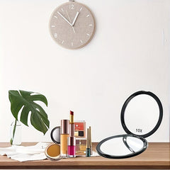 10X Magnification Double Side Compact Makeup Mirror for Purse