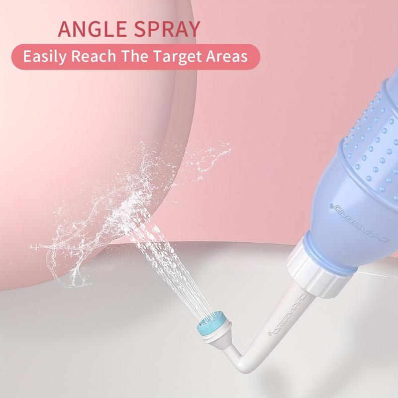Portable 500ml Peri Bottle Travel Purifier Inverted Care Bottle Sprayer Pink