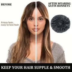 Satin Jumbo Bonnet for Women Hair Protection